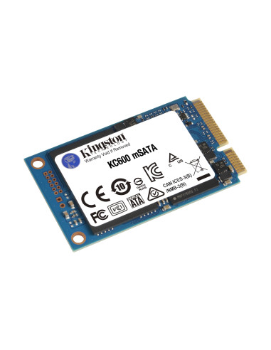 Kingston Technology Disco SSD KC600 SATA3 mSATA de 512 G
