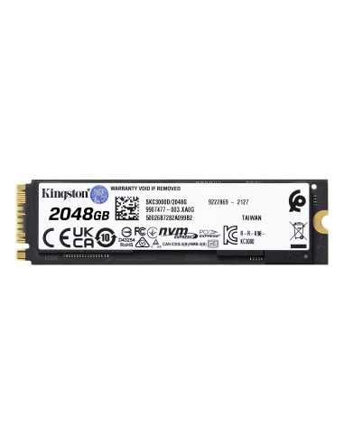 Kingston Technology 2048G KC3000 M.2 2280 NVMe SSD