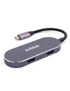 Nilox MINI-DOCKING USB-C  HDMI, 3 PUERTOS USB 3.0 Y USBC