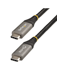 StarTech.com Cable de 1m USB-C de 10Gbps - Cable USB Tipo C Certificado por USB-IF - Cable USB TipoC USB 3.2 Gen 2 - Con Carga