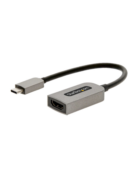 StarTech.com Adaptador USB C a HDMI de Vídeo 4K 60Hz - HDR10 - Conversor Tipo Llave USB Tipo C a HDMI 2.0b Dongle - Convertidor
