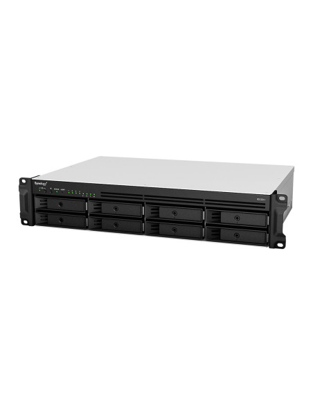 Synology RackStation RS1221+ servidor de almacenamiento NAS Bastidor (2U) Ryzen Embedded V1500B 4 GB DDR4 0 TB DiskStation