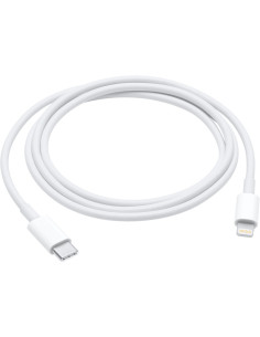 Apple MM0A3ZM A cable de conector Lightning 1 m Blanco