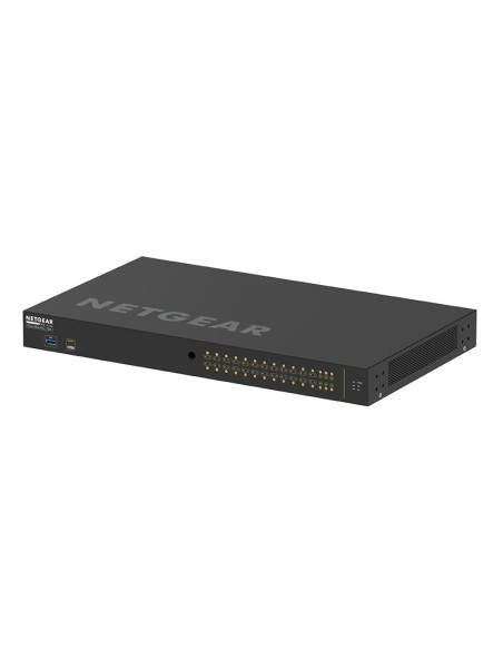 NETGEAR GSM4230P-100EUS switch Gestionado L2 L3 Gigabit Ethernet (10 100 1000) Energía sobre Ethernet (PoE) 1U Negro