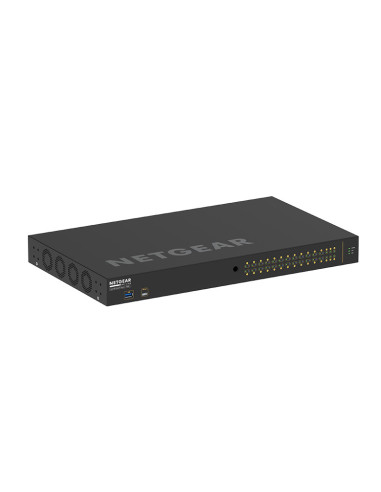 NETGEAR GSM4230P-100EUS switch Gestionado L2 L3 Gigabit Ethernet (10 100 1000) Energía sobre Ethernet (PoE) 1U Negro
