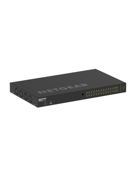 NETGEAR GSM4230P-100EUS switch Gestionado L2 L3 Gigabit Ethernet (10 100 1000) Energía sobre Ethernet (PoE) 1U Negro