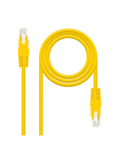 Nanocable CABLE RED LATIGUILLO RJ45 CAT.6 UTP AWG24, AMARILLO, 1.0 M