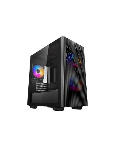 DeepCool MATREXX 40 3 Fans Led Tricolor Cristal Templado Lateral