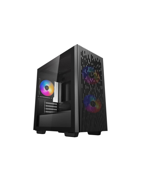 DeepCool MATREXX 40 3 Fans Led Tricolor Cristal Templado Lateral