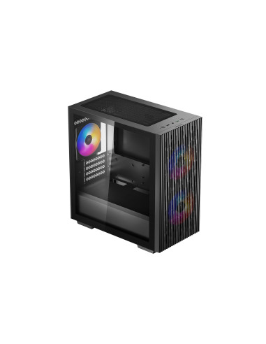 DeepCool MATREXX 40 3 Fans Led Tricolor Cristal Templado Lateral