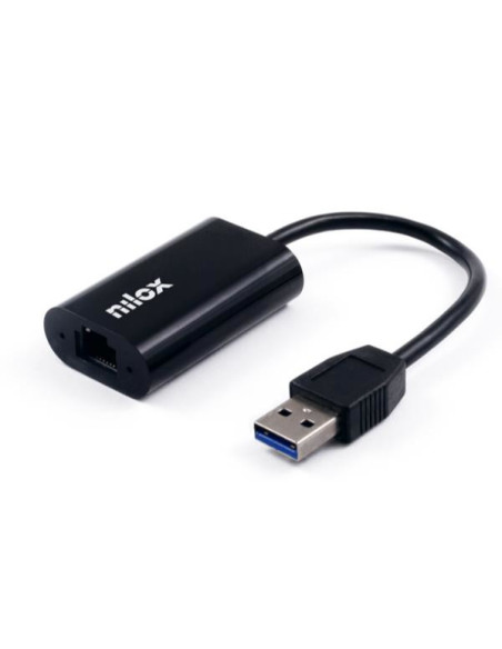 Nilox Adaptador de red USB 3.0 a Gigabit Ethernet RJ45