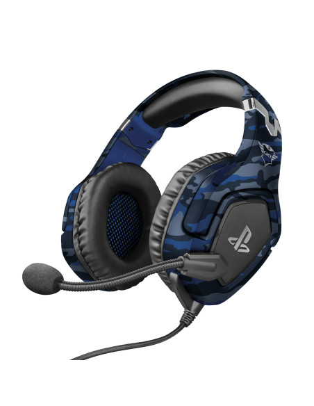 Trust GXT 488 Forze PS4 Auriculares Alámbrico Diadema Juego Negro, Azul