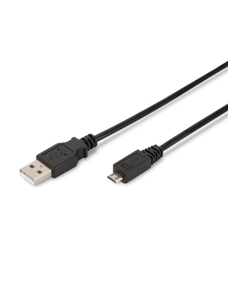 Ewent EC1020 cable USB USB 2.0 1,8 m USB A Micro-USB A Negro