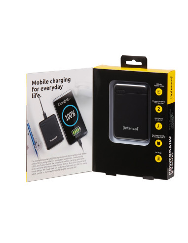Intenso 7313520 batería externa Polímero de litio 5000 mAh Negro