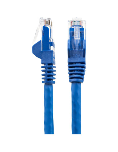 StarTech.com Cable Ethernet CAT6 de 50cm - LSZH - Cable de Red de 10 Gigabits de 650MHz y PoE de 100W UTP sin Enganches