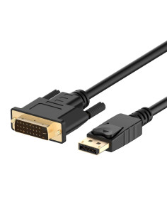Ewent EC1442 adaptador de cable de vídeo 3 m DisplayPort DVI-D Negro