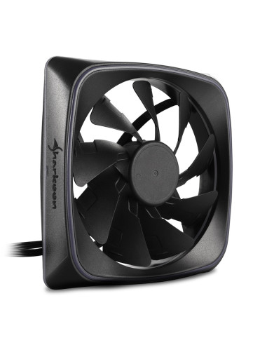 Sharkoon RGB SHARK Lights Carcasa del ordenador Ventilador 12 cm Negro