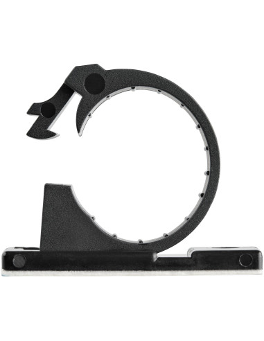 StarTech.com 100 Clips de Gestión de Cableado Adhesivos - Negro - Organizador de Cableado para Escritorios Oficinas - Mordaza