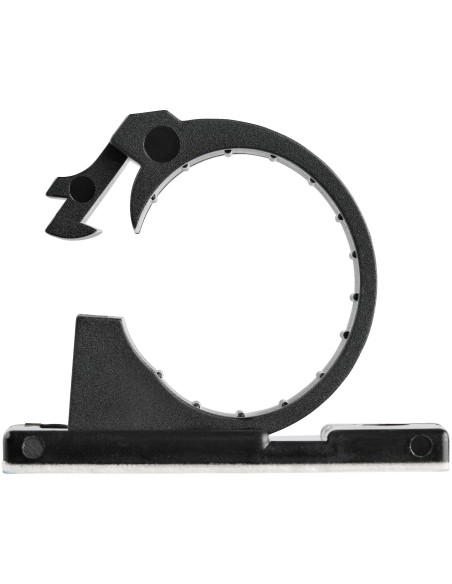 StarTech.com 100 Clips de Gestión de Cableado Adhesivos - Negro - Organizador de Cableado para Escritorios Oficinas - Mordaza