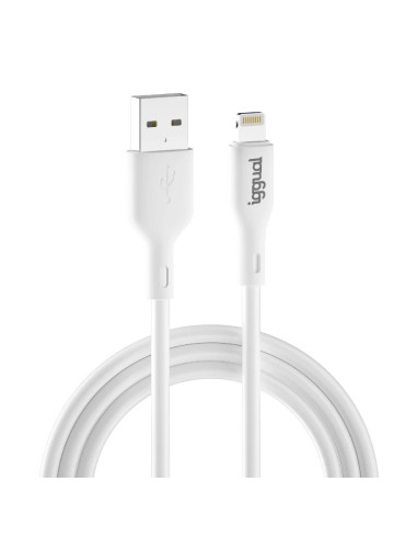 iggual IGG316955 cable de conector Lightning 1 m Blanco