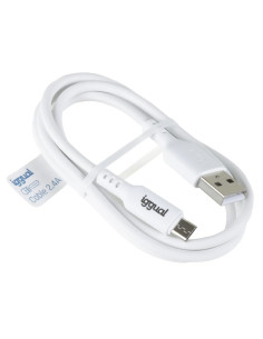 iggual IGG316931 cable USB USB 2.0 1 m USB A Micro-USB A Blanco 2