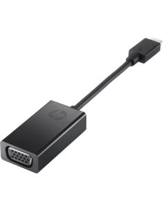 HP USB-C to VGA Adapter Adaptador gráfico USB Negro
