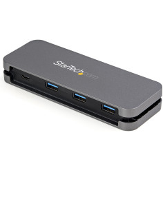 StarTech.com Hub USB C de 4 Puertos - 3 USB-A 1 USB-C - Ladrón USB 3.0 Tipo C (USB 3.2 Gen 1) - Alimentado por el Bus - Hub 2