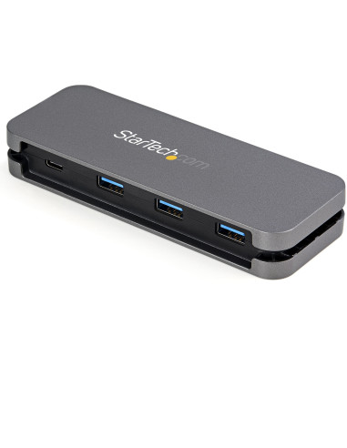 StarTech.com Hub USB C de 4 Puertos - 3 USB-A 1 USB-C - Ladrón USB 3.0 Tipo C (USB 3.2 Gen 1) - Alimentado por el Bus - Hub