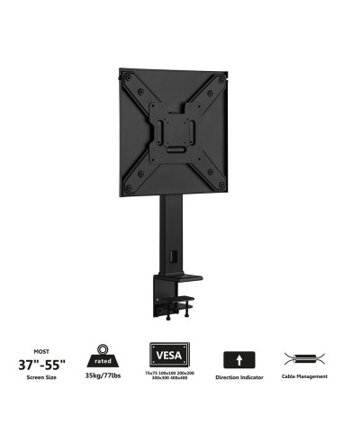 Ewent EW1543 soporte para TV 139,7 cm (55") Negro