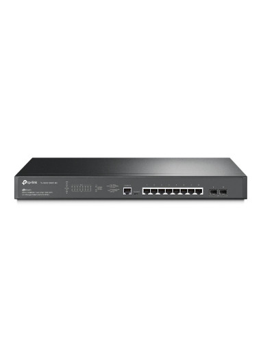 TP-Link JetStream TL-SG3210XHP-M2 switch Gestionado L2+ 2.5G Ethernet (100 1000 2500) Energía sobre Ethernet (PoE) 1U Negro