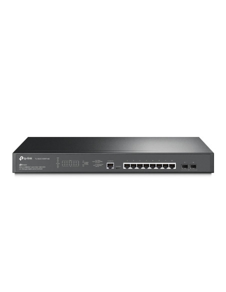 TP-Link JetStream TL-SG3210XHP-M2 switch Gestionado L2+ 2.5G Ethernet (100 1000 2500) Energía sobre Ethernet (PoE) 1U Negro