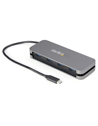 StarTech.com Hub Ladrón USB C de 4 Puertos - 4x USB-A - Concentrador USB 3.0 Tipo C de 5Gbps (USB 3.2 Gen 1) - Hub Portátil