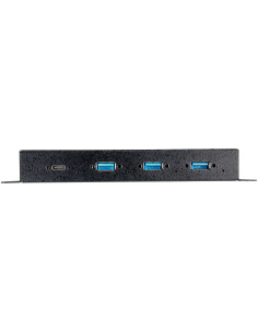 StarTech.com Hub USB-C de 4 Puertos de 10Gbps - Ladrón Concentrador USB Tipo C Industrial de Metal con 3 Puertos USB-A y 1 USBC 2