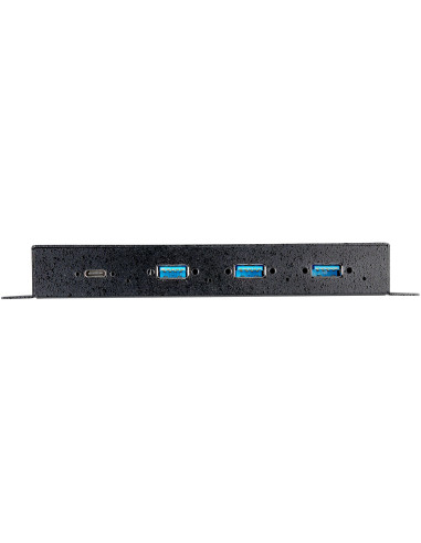 StarTech.com Hub USB-C de 4 Puertos de 10Gbps - Ladrón Concentrador USB Tipo C Industrial de Metal con 3 Puertos USB-A y 1 USBC