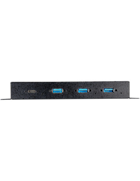 StarTech.com Hub USB-C de 4 Puertos de 10Gbps - Ladrón Concentrador USB Tipo C Industrial de Metal con 3 Puertos USB-A y 1 USBC