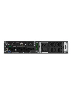 APC SRT2200RMXLI-NC sistema de alimentación ininterrumpida (UPS) Doble conversión (en línea) 2,2 kVA 1980 W 12 salidas AC 2