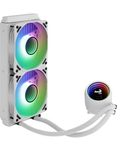 Aerocool MIRAGEL240W Refrigeración Líquida CPU 2xVentilador 12cm ARGB TDP 400W Blanco 2