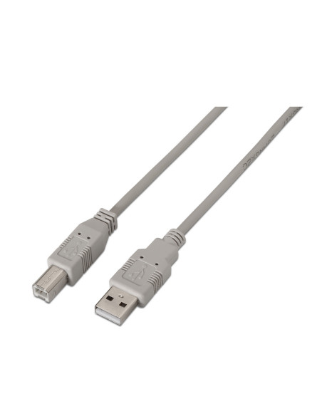 AISENS A101-0003 cable USB USB 2.0 3 m USB A USB B Beige