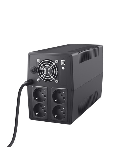 Trust Paxxon sistema de alimentación ininterrumpida (UPS) 1,5 kVA 900 W 4 salidas AC