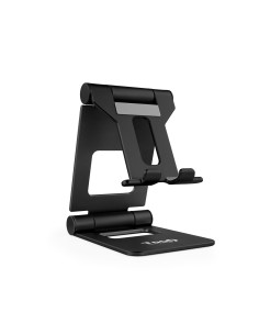 TooQ Soporte de sobremesa ajustable para teléfono   tablet hasta 10”, Negro