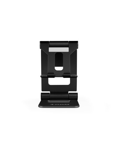 TooQ Soporte de sobremesa ajustable para teléfono   tablet hasta 10”, Negro