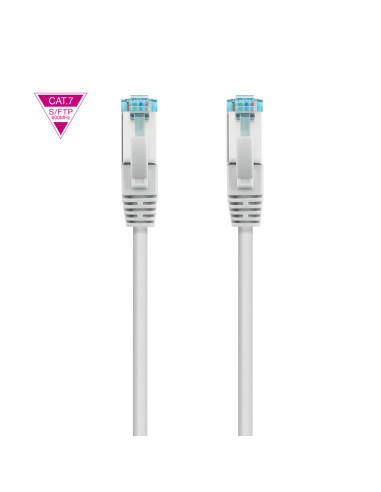 Nanocable Cable de Red Cat.7 600MHZ LSZH SFTP PIMF AWG26, Gris, 1 m