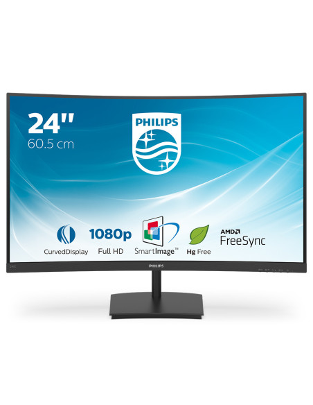 Philips E Line 241E1SC 00 pantalla para PC 59,9 cm (23.6") 1920 x 1080 Pixeles Full HD LED Negro