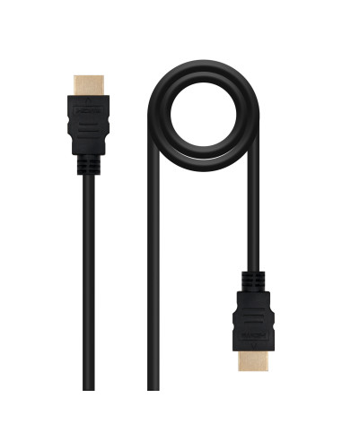 Nanocable Cable HDMI V1.4 Alta Velocidad   HEC), A M-A M, Negro, 1.5 m