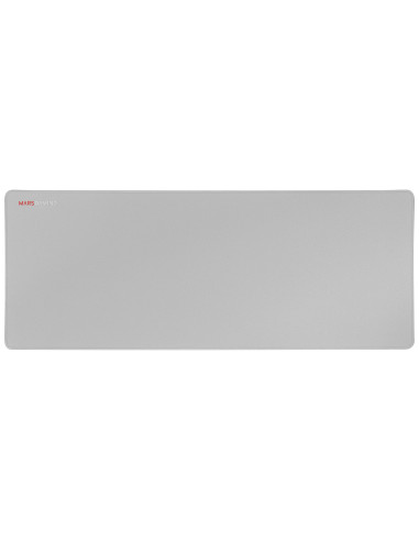 Mars Gaming MMPXLS Plata, Alfombrilla Gaming XL, Doble capa Nanotejido y Goma Natural, 800x300x4mm
