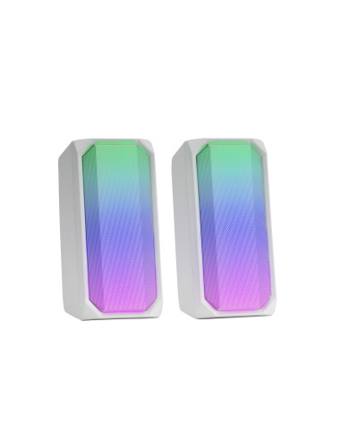 Mars Gaming Altavoces MSRGBW 15W Bt 5.0 White