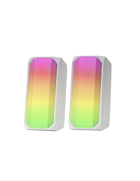 Mars Gaming Altavoces MSRGBW 15W Bt 5.0 White