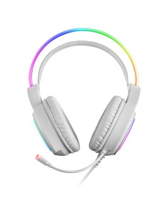 Mars Gaming MHRGBW, Auriculares Chroma RGB Flow, Micrófono Profesional, Sonido Espacial, Blanco 2
