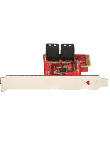 StarTech.com Tarjeta PCIe Controladora SATA de 4 Puertos - Tarjeta de Expansión PCI Express SATA - 6Gbps - Perfil Bajo Completo