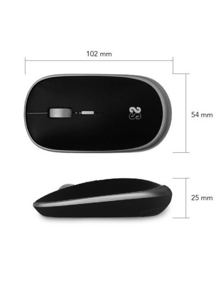 SUBBLIM Ratón Inalámbrico Mini Wireless Mini Mouse Space Grey